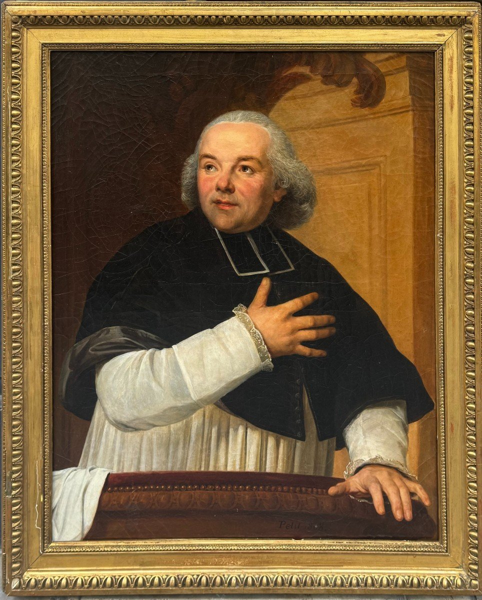 Petit, Portrait d'Un Homme d'église Prêchant, 1808