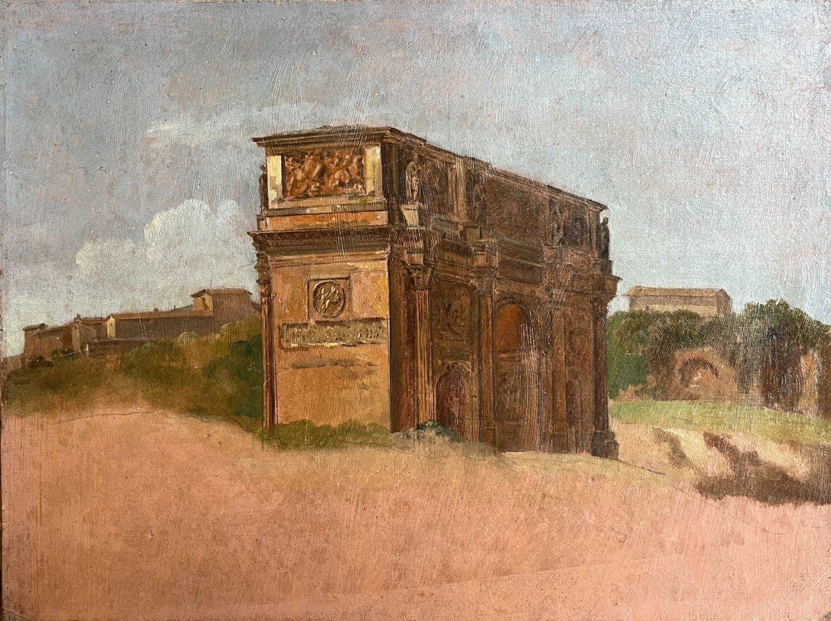 Arc De Constantin, Rome, Vers 1820