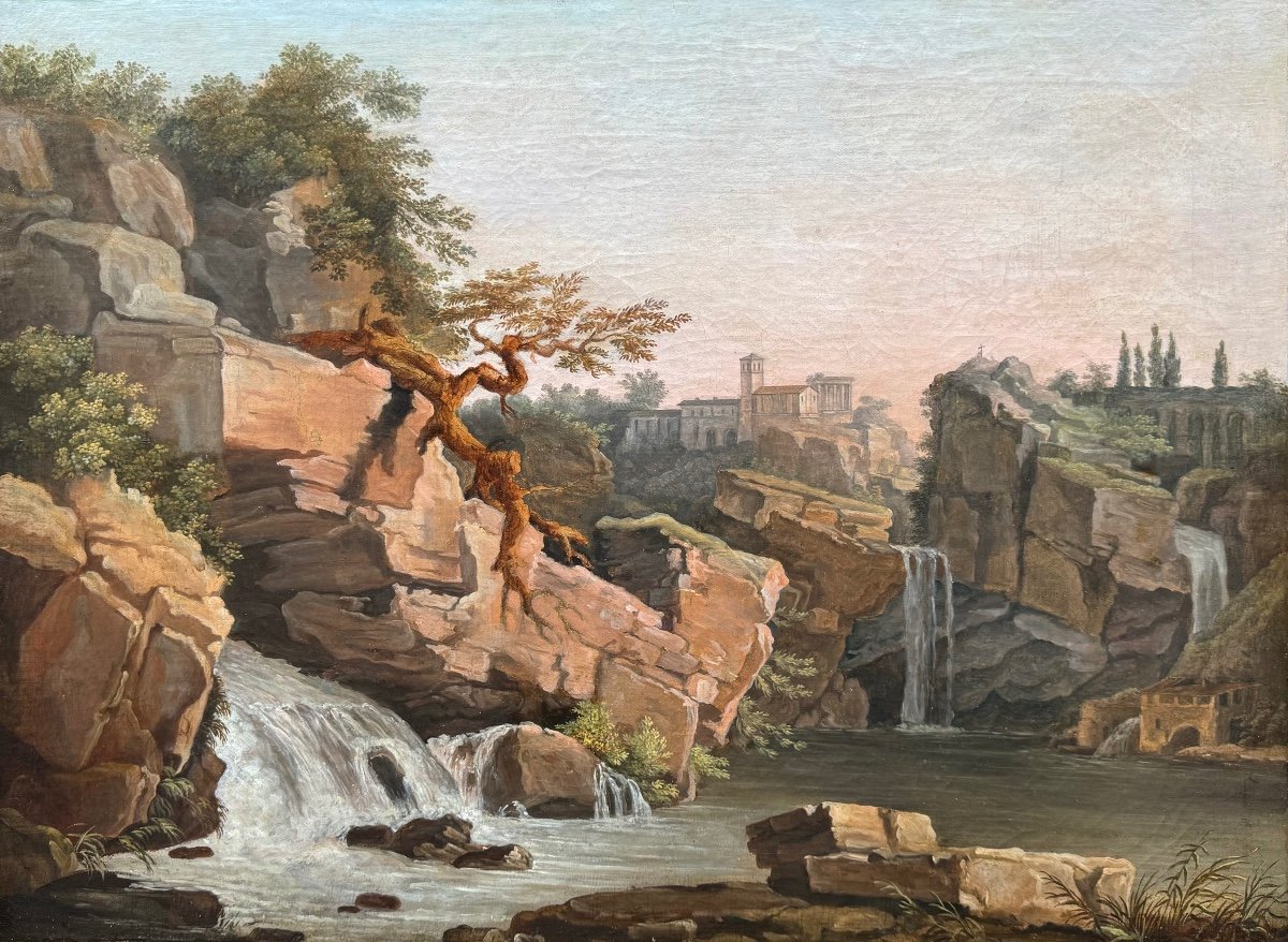 Circa 1820, View Of Tivoli