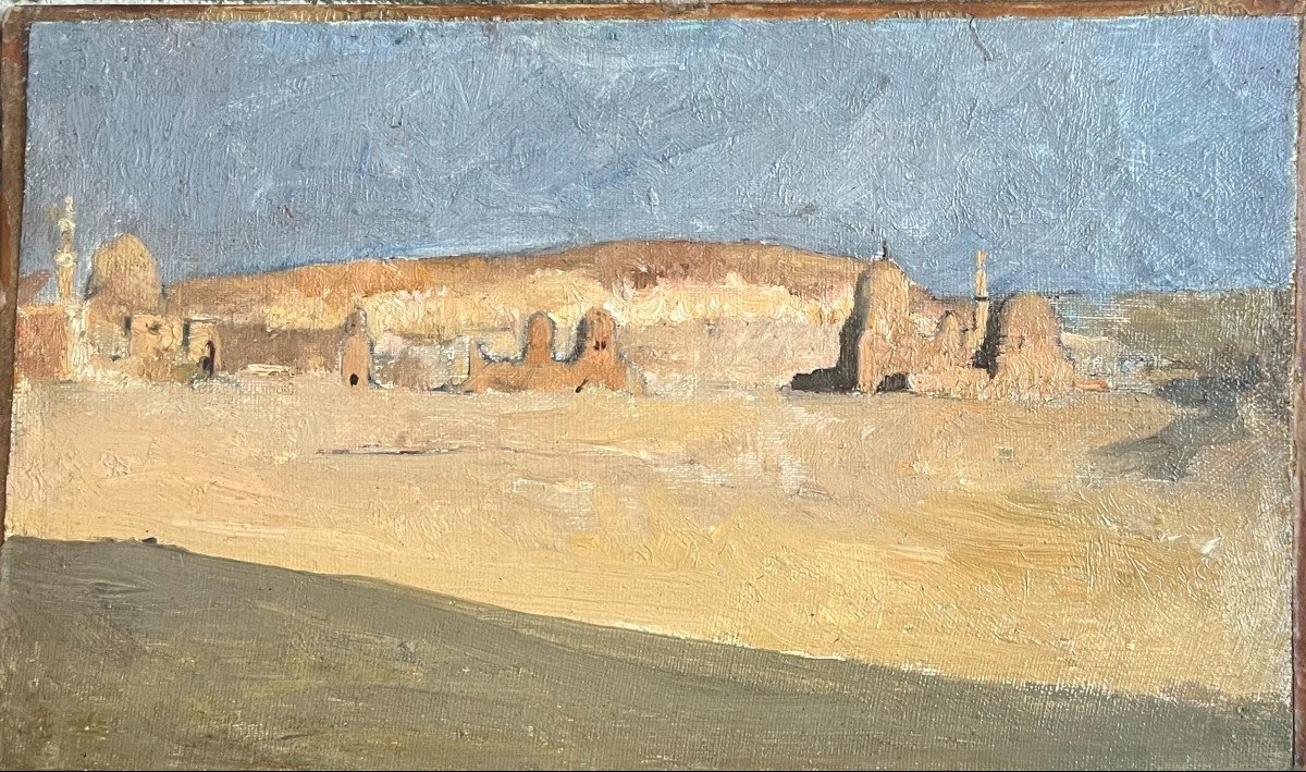 William Laparra - 4 Paysages - Kairouan Tunisie, Girgenti, Sicile Et Autres-photo-2