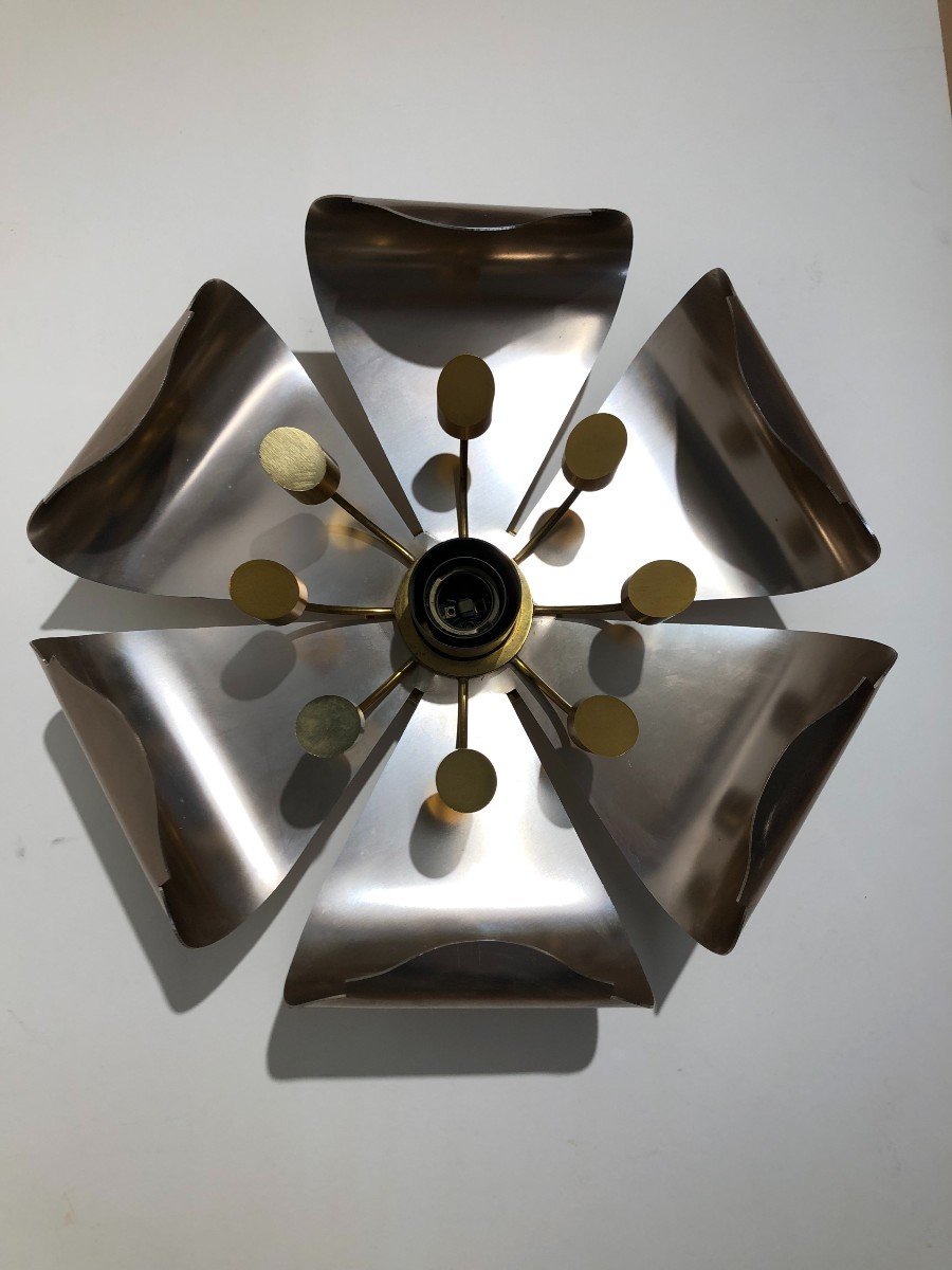 Vintage Wall Lamp In The Shape Of A Flower 70-photo-2