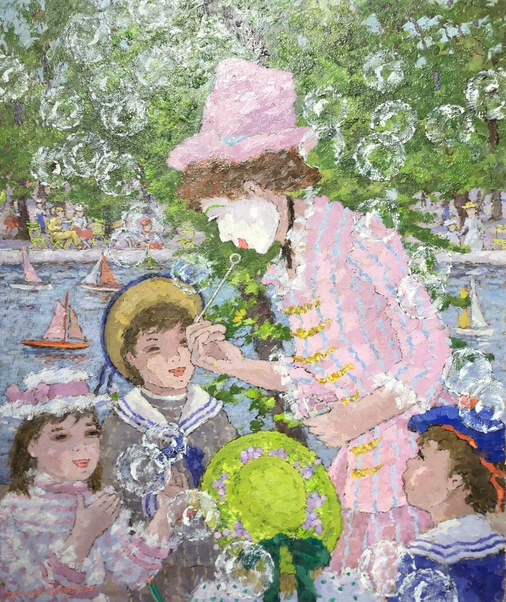 Suzanne Eisendieck Clown Illusionist Circus Tuileries Garden Paris Children