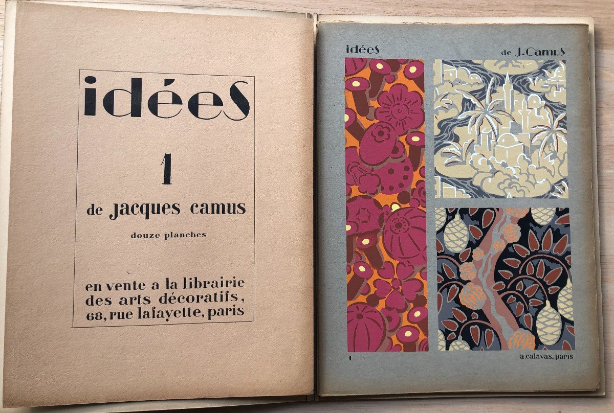 Pochoirs Art Déco - Portfolio - Jacques Camus - 12 Pl. 1933 Calavas Idées 1-photo-2