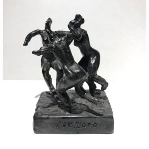 Group Of Dancing Women Bronze Sculpture Nisa Chevènement