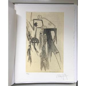 Rare Book 100 Ex Lithograph Wilfredo Lam Collection Alex Grall 1970