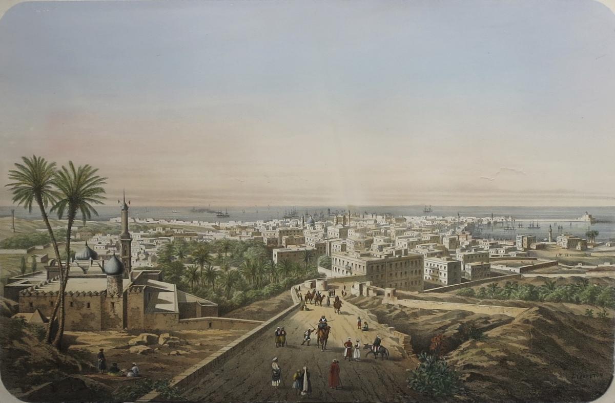 Lebreton, Alexandria, Lithograph Nineteenth