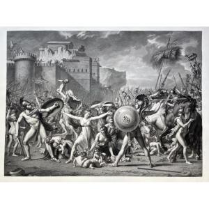 Jean Massard (1775 - 1843), The Rape Of The Sabine Women, Etching And Burin, 1799