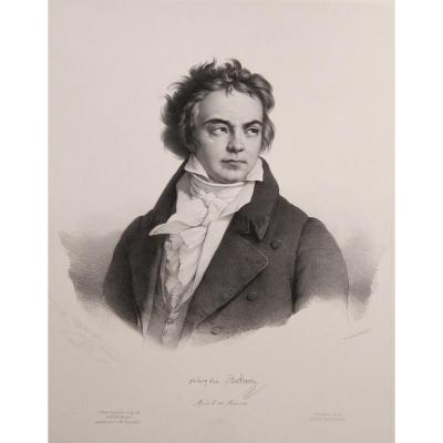 Grevedon,  Beethoven, Lithographie 1841