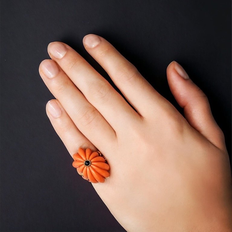 Chaumet Coral Ring-photo-2