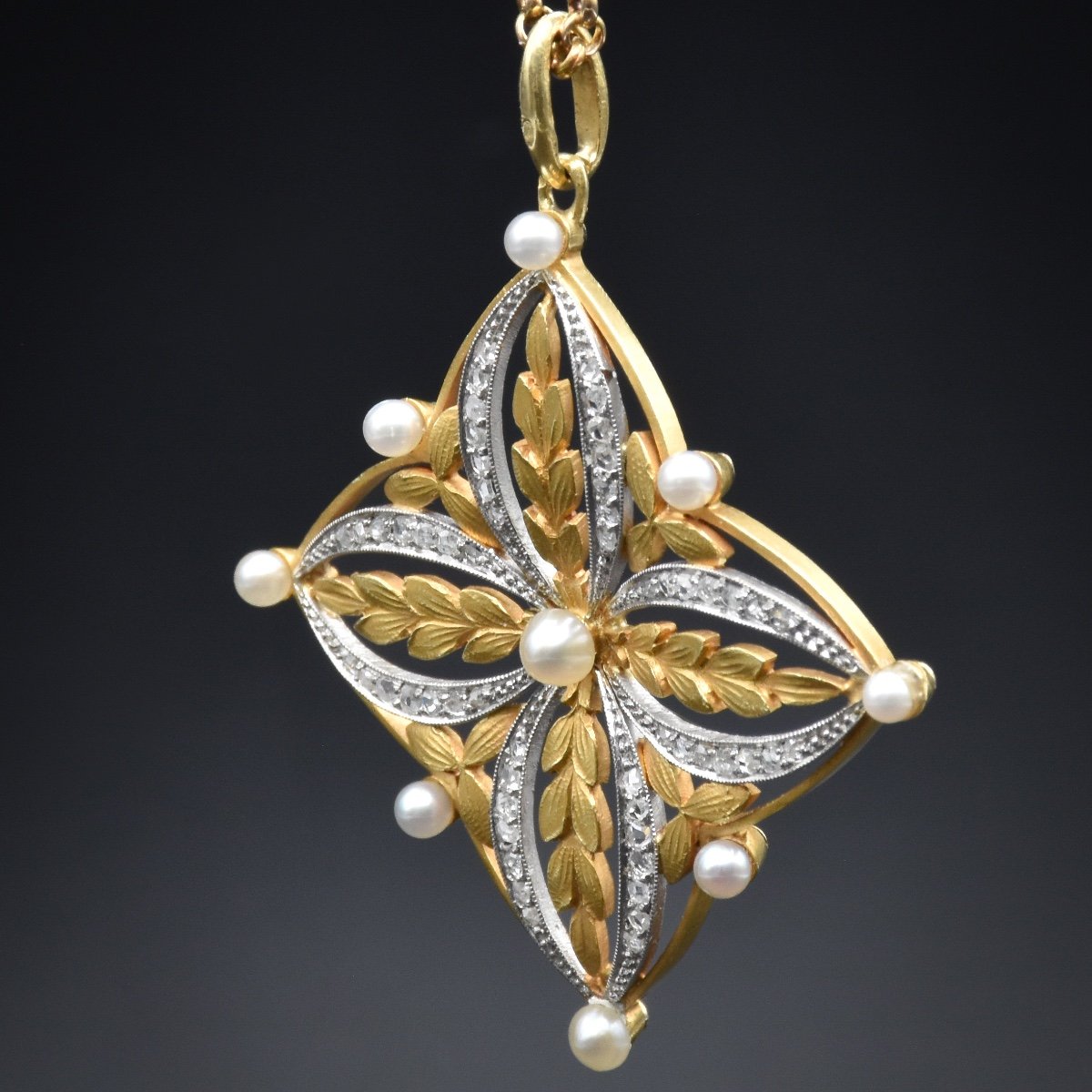 Diamond And Pearl Pendant-photo-2