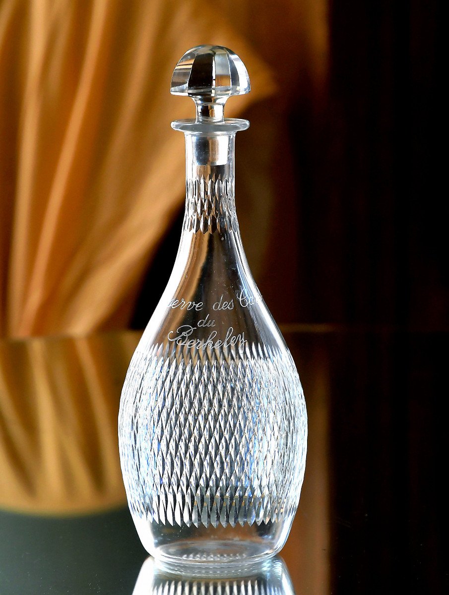 Baccarat. Finely Crafted Crystal Wine Carafe, For The “caves Du Berkeley”.