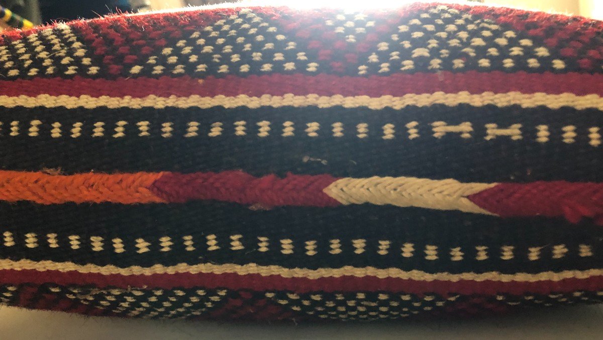  Navajo Cushion Fabric Late 19th Century Four Corners United States Native American-photo-2