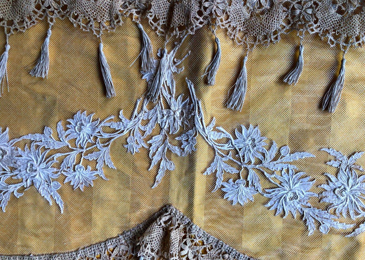 Dentelle XVIIème  Et XIXème Siecle Aiguille Broderie-photo-3