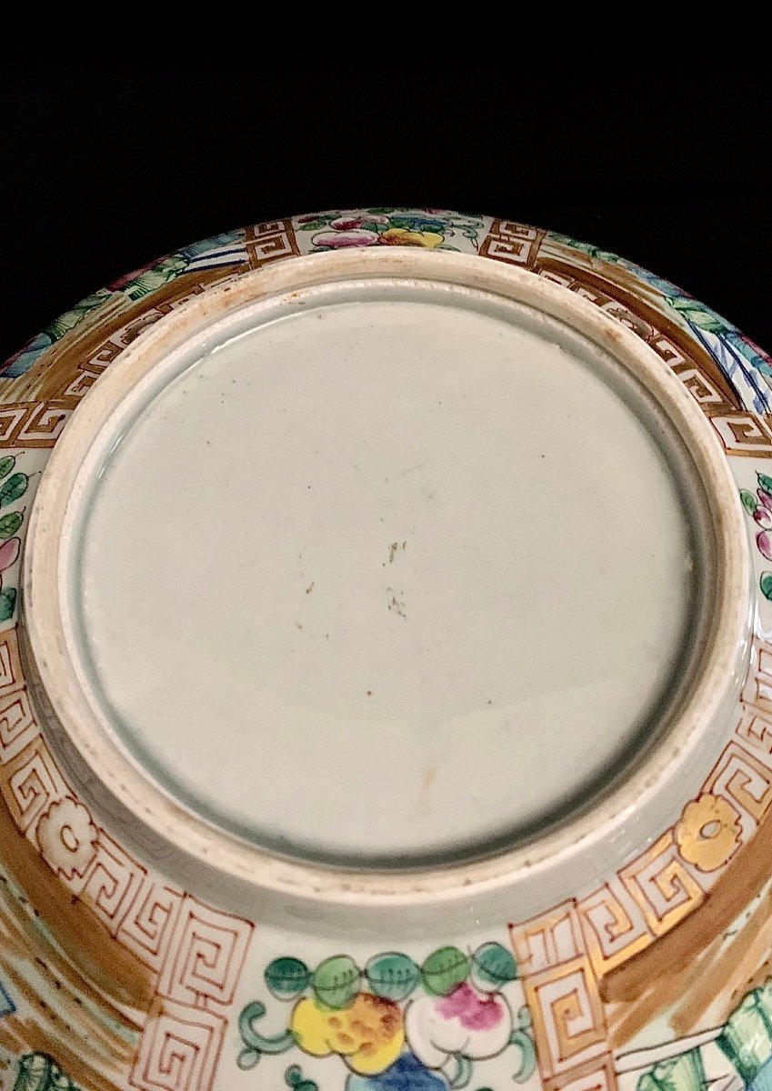 Chinese Ceramic Bowl - 20th Century - Diameter 35 Cm-photo-3