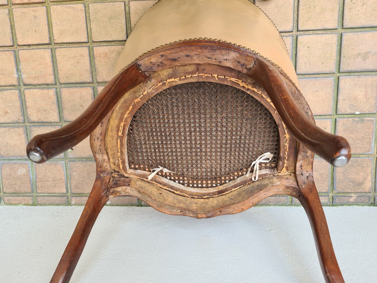 Fauteuil De Bureau époque Louis XV , Vers 1760-photo-4