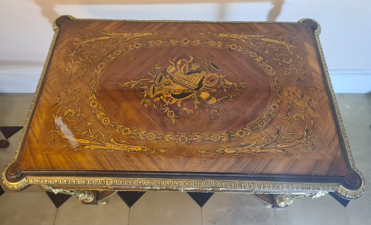 After Adam Weisweiler Vanity Table Delivered For Marie-antoinette In Saint Cloud In 1785. -photo-5