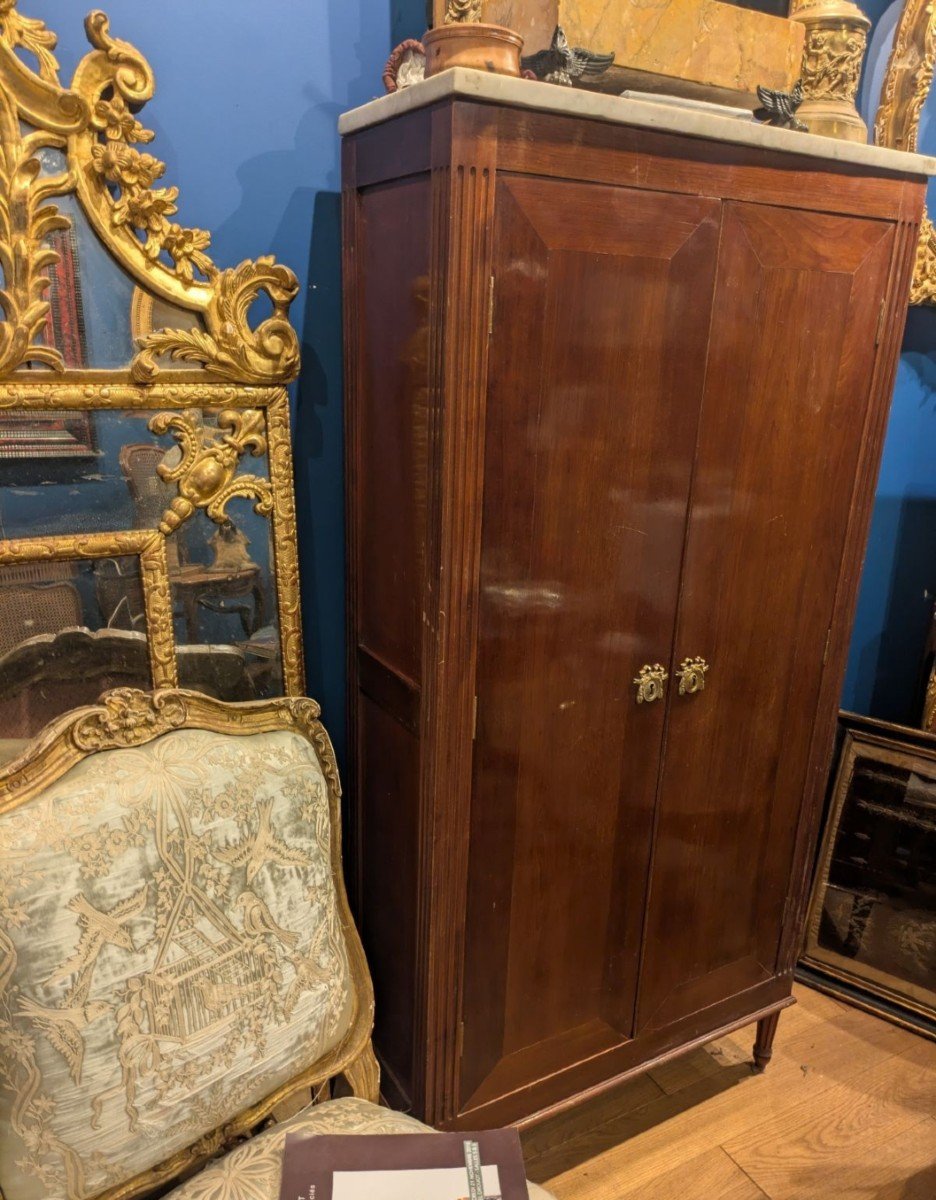 Louis XVI Mahogany Wardrobe-photo-2