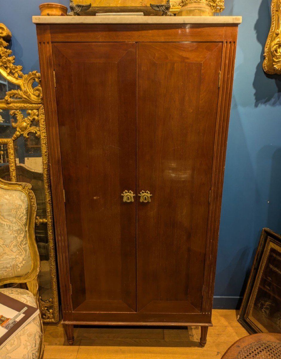 Louis XVI Mahogany Wardrobe-photo-3