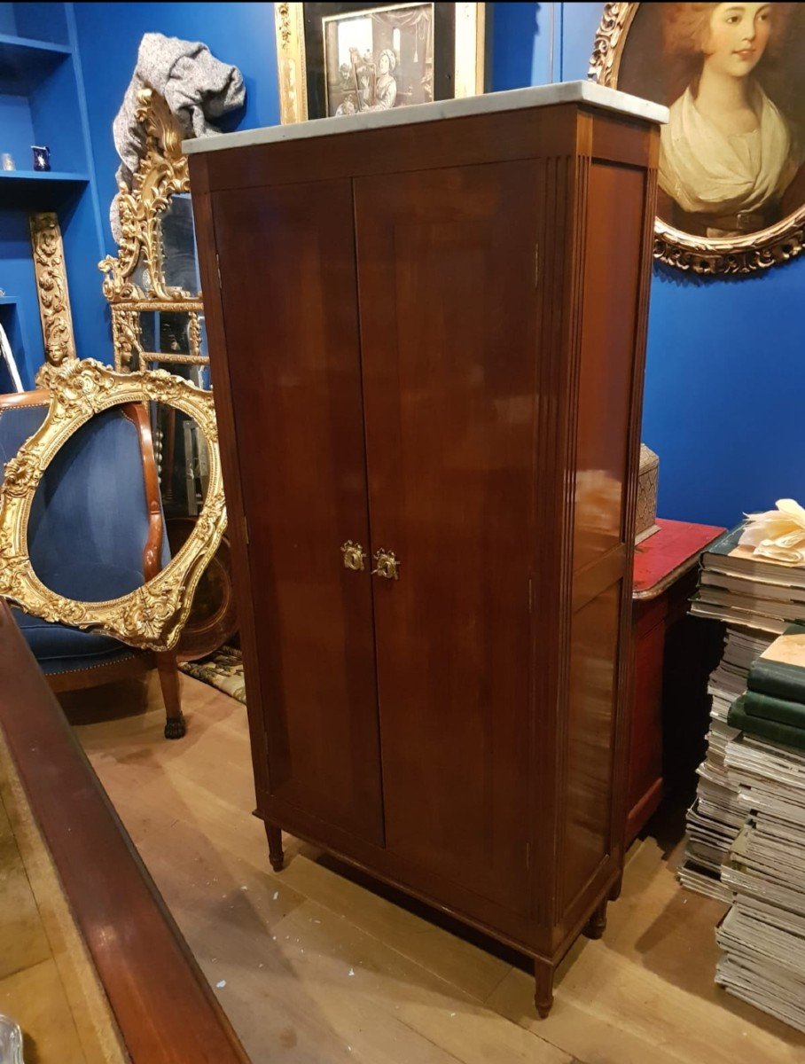 Louis XVI Mahogany Wardrobe