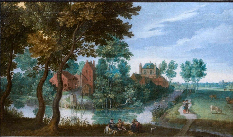 Ecole Flamande Vers 1630, Entourage De Andrian Van Stalbemt (1580-1662)- Paire De Toiles -