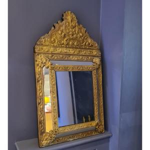 Miroir à Parecloses XIXème , style Louis XIV