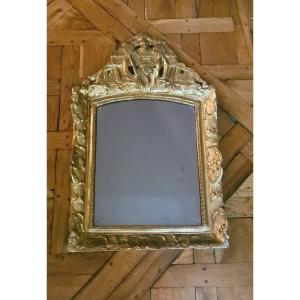 Miroir En Bois Doré époque Louis XV