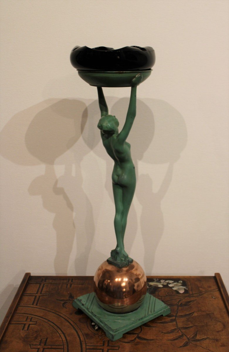 Ashtray, Art Deco Sculpture-photo-3