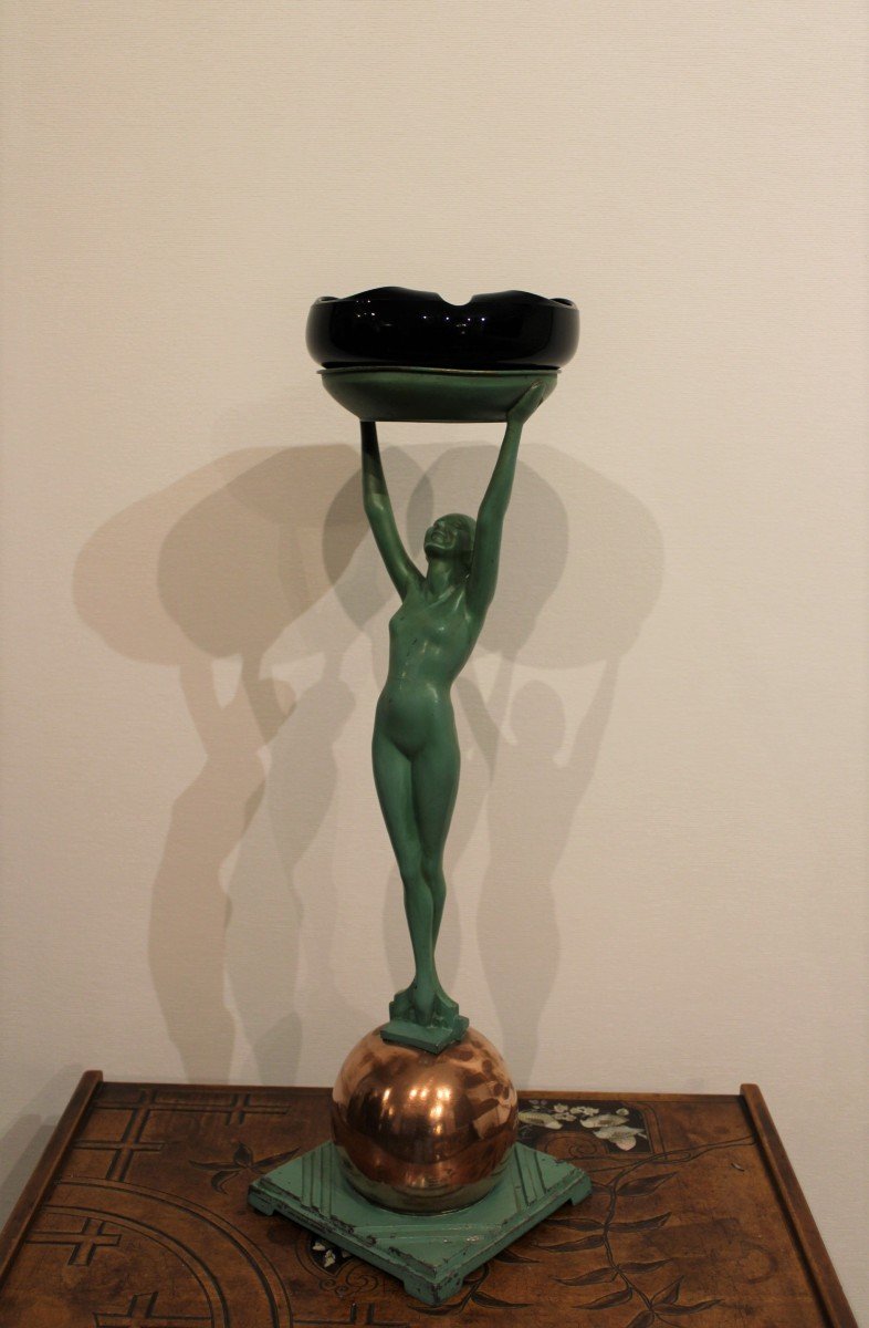 Ashtray, Art Deco Sculpture-photo-4