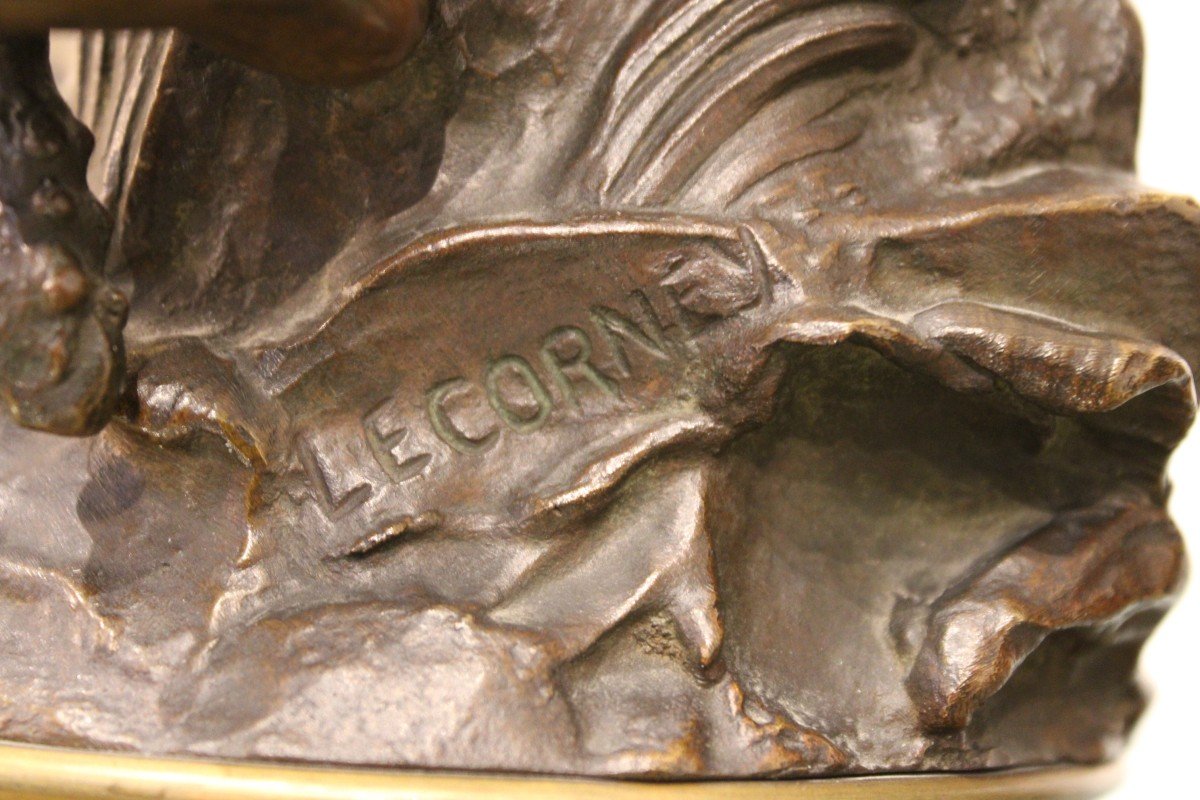 Bronze Sculpture Signed Lecorney-photo-8