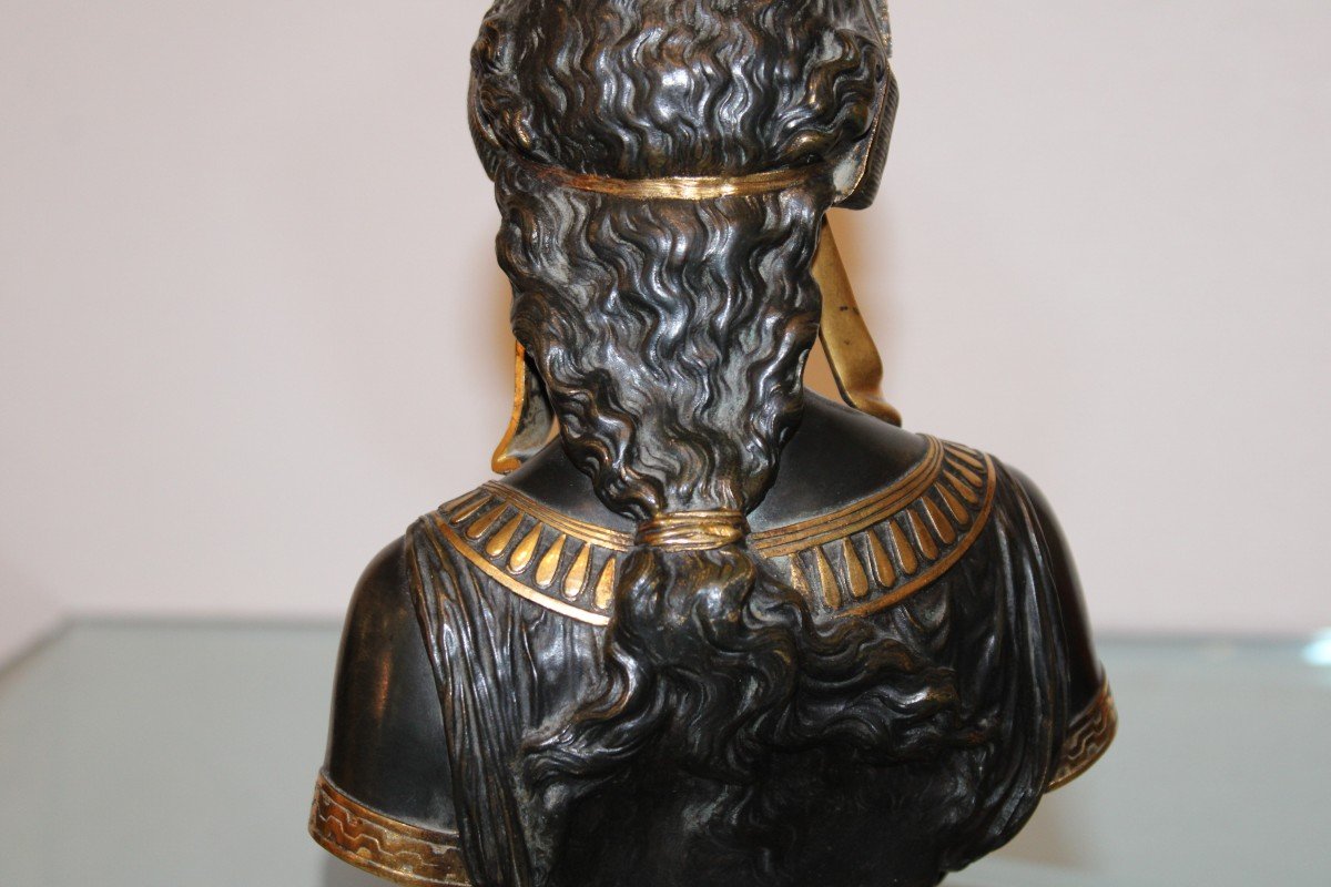 Bronze Of Cleopatra By Eutrope Bouret, 19th Century-photo-4