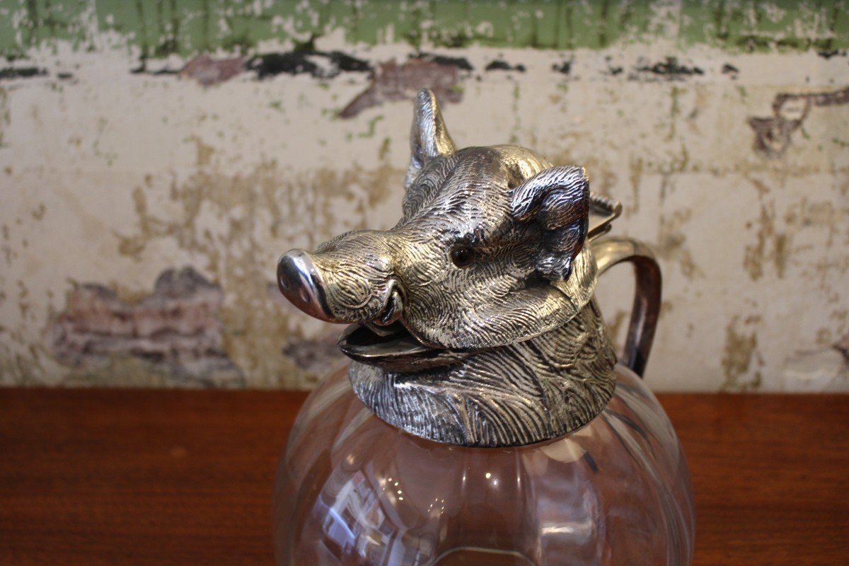 Wild Boar Pitcher, Valenti, Circa 1960-photo-3