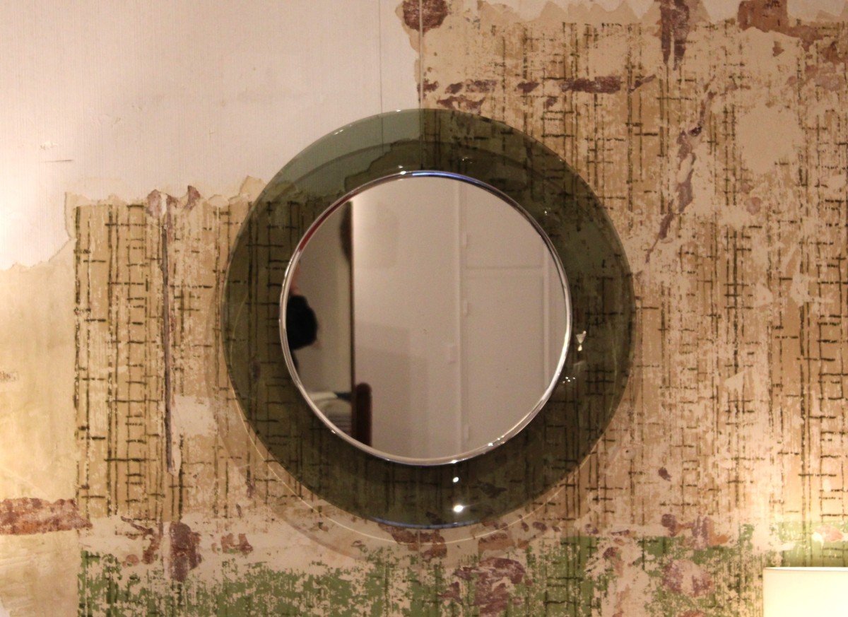 Miroir Fontana Arte, Max Ingrand, circa 1960-photo-2