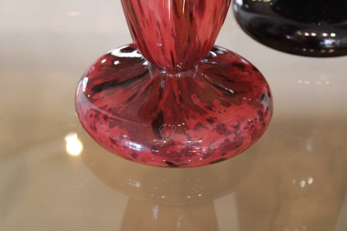 Vase De La Série « Jades », Charles Schneider,  Circa 1920-photo-1