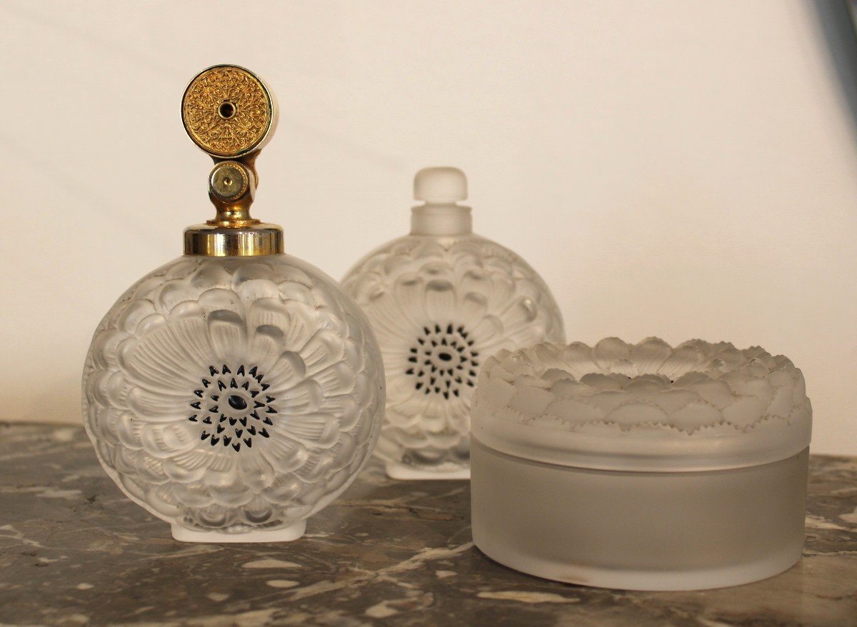 Lalique Set, "dahlia" Model-photo-2