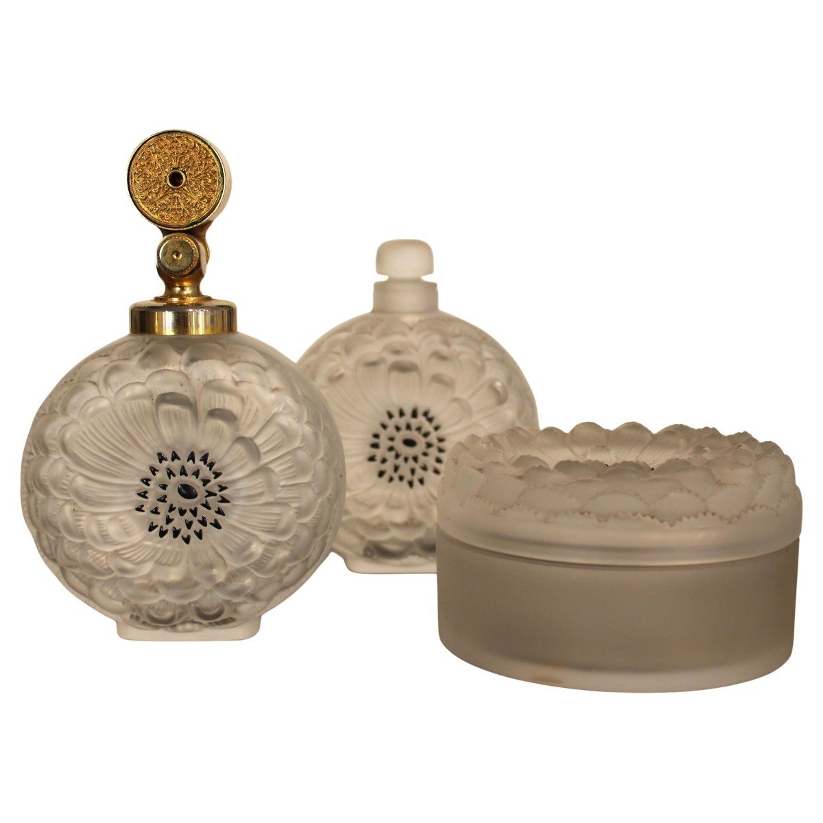 Lalique Set, "dahlia" Model