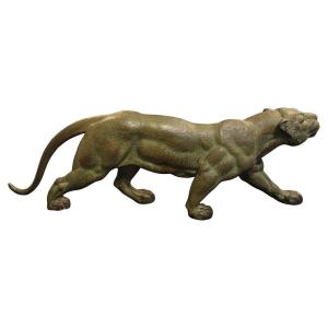 Panther Sculpture By Chiparus, Circa 1920