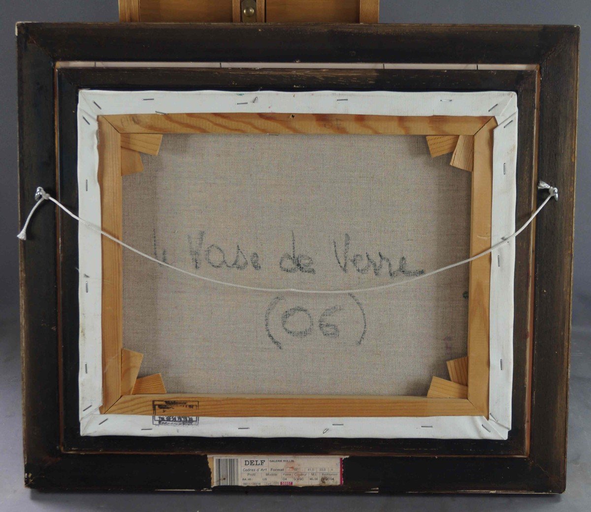 Ecole Française et Rouennaise du XXème « Le Vase de Verre » Par Nicole MARC.-photo-5