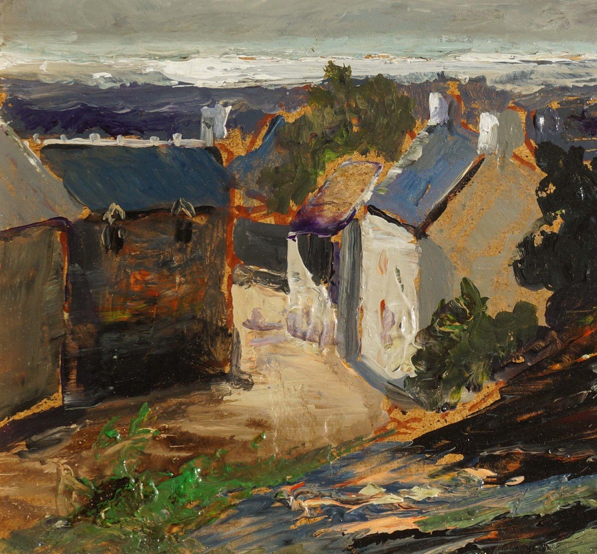 French School Of The 20th Century “landscape, View Of Brittany” By Axel Harmant Dit Arges-photo-2