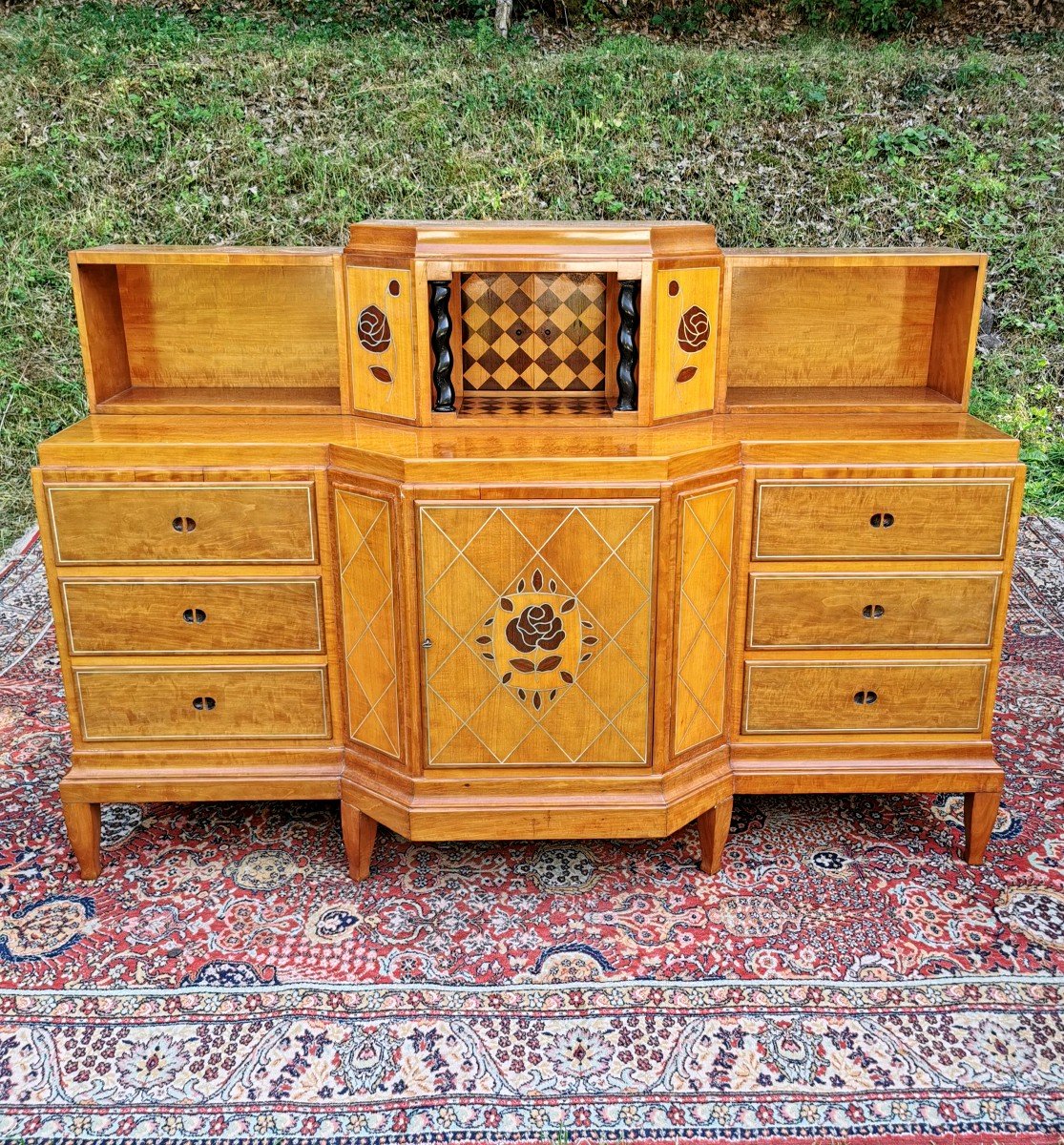 Dining Room Furniture - Table - Sideboard - Chairs - Art-deco Style Furniture - 1930-photo-2