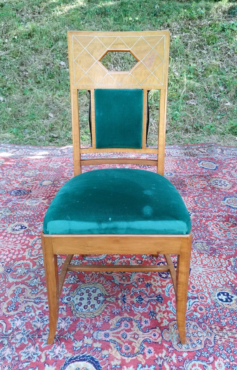 Mobilier de Salle à Manger - Table - bahut - chaises -  meuble de style Art-déco - 1930-photo-4