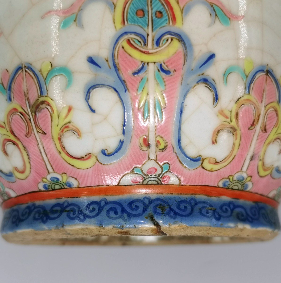 Ceramic Vase - Famille Rose Porcelain - China 19th Century-photo-7