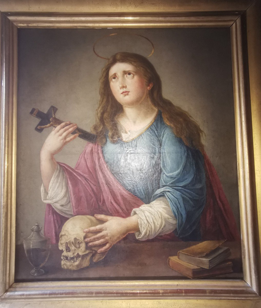 High Religious Painting - Artist Jean Jacques Bestieu - Painter Montpellier XVIII Th -photo-3