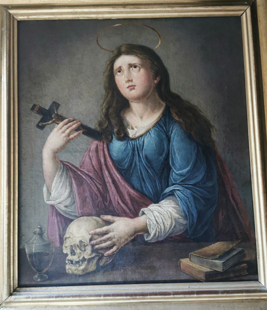 High Religious Painting - Artist Jean Jacques Bestieu - Painter Montpellier XVIII Th -photo-4