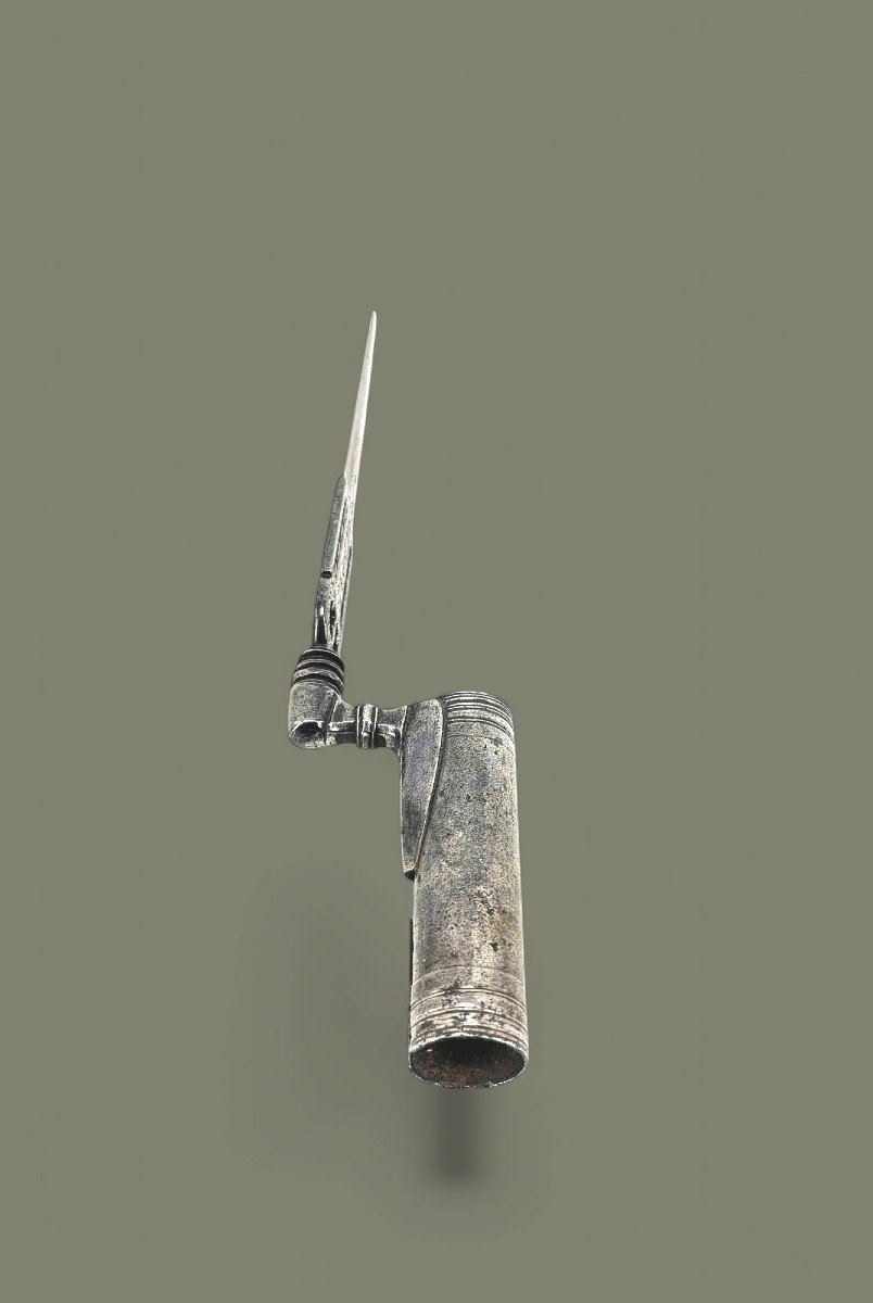 Wrought Iron Bayonet - Decorated Collectible Weapons - 18th Century-photo-2