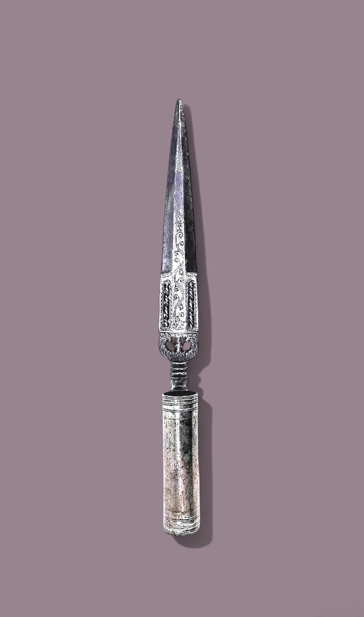 Wrought Iron Bayonet - Decorated Collectible Weapons - 18th Century-photo-1