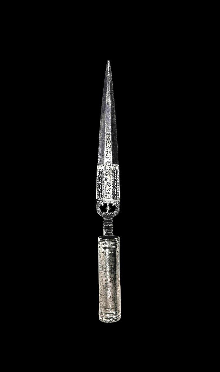 Wrought Iron Bayonet - Decorated Collectible Weapons - 18th Century