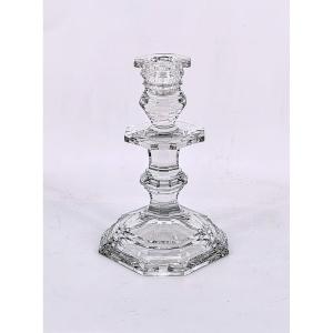 Crystal Candle Holder - Maison Baccarat - XX E Crystalworks