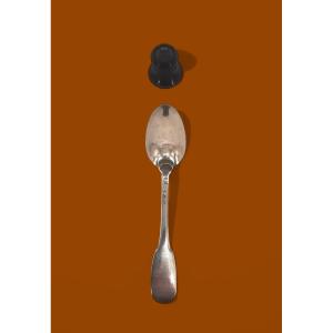 18th Century Silverware - Silver Spoon, Uniplat Model – Angers, 1742-1744