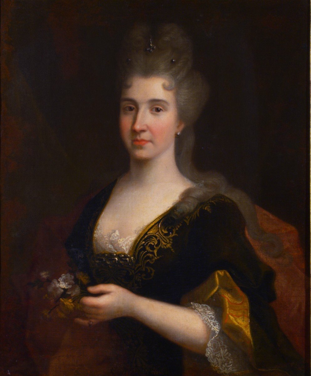 Portrait Of A Lady Of Quality, Workshop Of François De Troy (1645-1730), Circa 1700.-photo-3