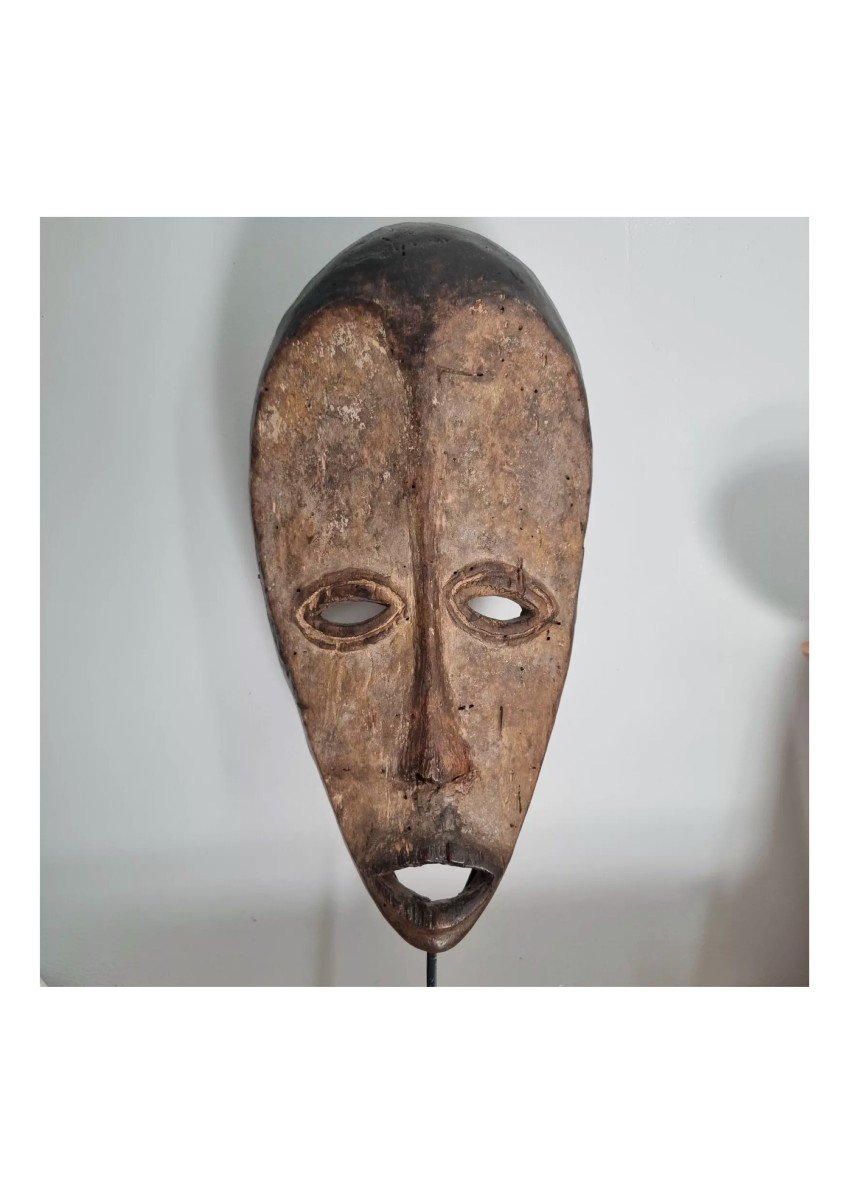 Congo African Mask Lega Wood Certified